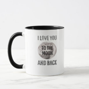 Love You To The Moon And Back Desert Moon Artistic Mug