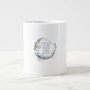 Love You To The Moon And Back Heartfelt Clean Styl Large Coffee Mug