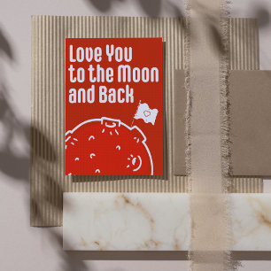 Love You to the Moon and Back Holiday Card