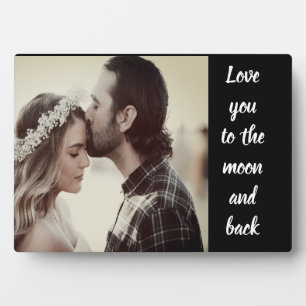 Love you to the moon and back Photo Plaque
