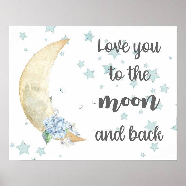 Love you To the Moon and Back Poster (Front)