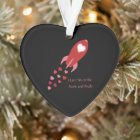 Love You to the Moon and Back Rocket Ship