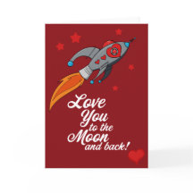Love you to the moon and back - Valentine