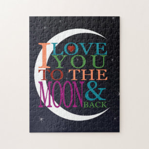 Love You to the Moon & Back Jigsaw Puzzle