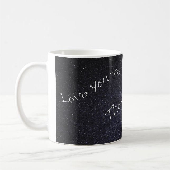 Love You To The Moon Coffee Mug  (Left)