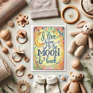 Love You to the Moon Valentine Kids Inspirivity Card