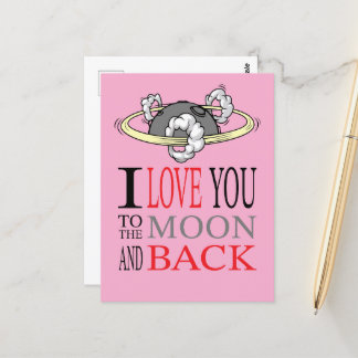 Love you to the.....Valentine's Day card