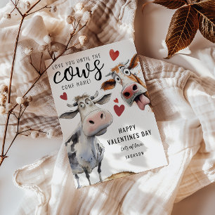 Love You Until The Cows Come Home   Valentines Invitation