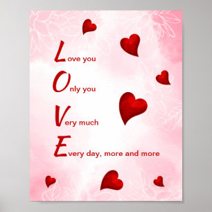 Love You, Valentine Poster