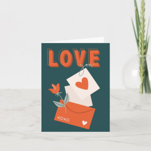 Love You Valentine’s Day Card 