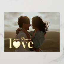 Love you Valentine's Day Photo Personalised 
