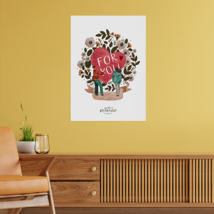 love you Valentines Day Poster