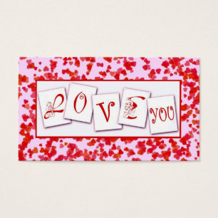 Love You Valentine's Gift Tag