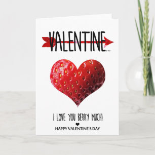 Love you very much Valentine's Day Holiday Card