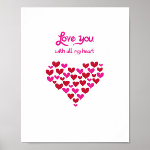 Love You With All My Heart Poster