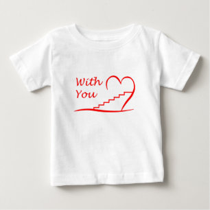 Love You, with you up the stairs Baby T-Shirt