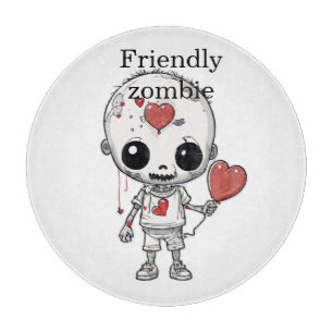 Love You, Zombie Friend Cutting Board