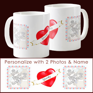 Love Your Dog Personalised Photo Templates Custom Coffee Mug