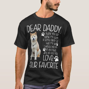 Love Your Favourite Akita Dog Tshirt