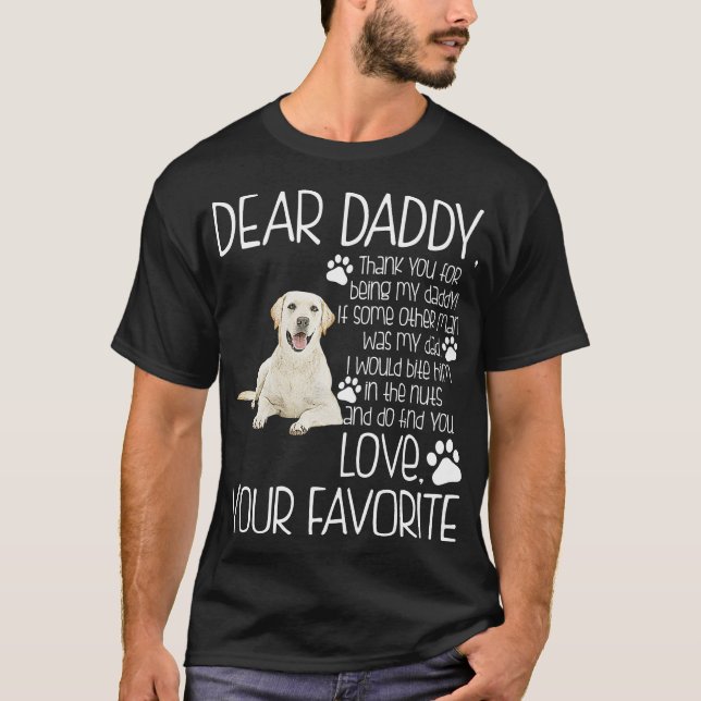 Love Your Favourite Labrador Retriever Dog Tshirt (Front)