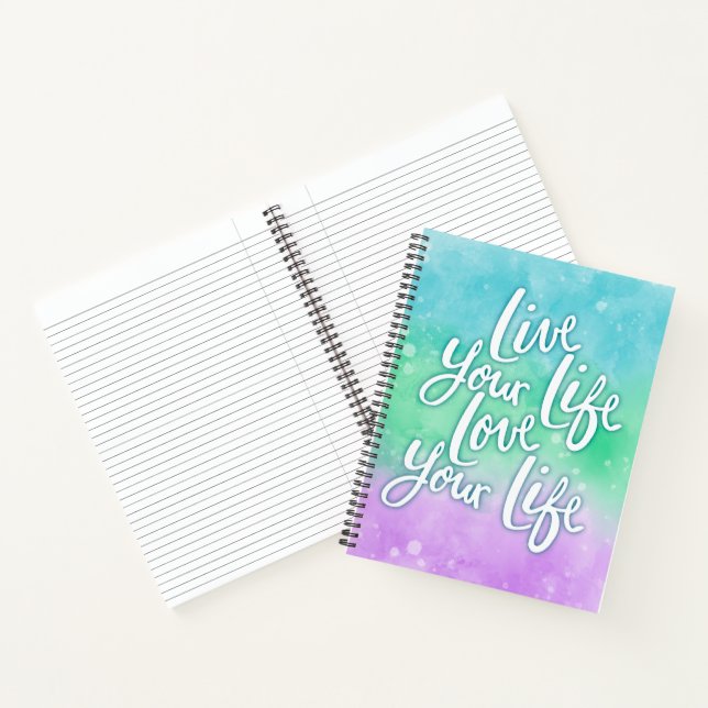 Love Your Life Watercolor Notebook (Inside)