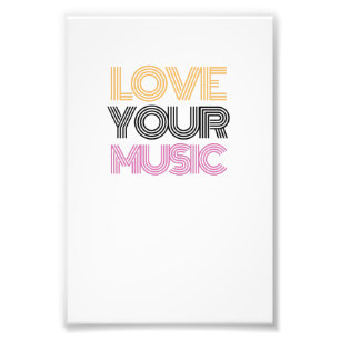 love your music photo print