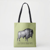 Love Your National Parks Buffalo Tote Bag (Front)