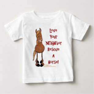 Love Your NEIGHbor Horse Rescue Baby T-Shirt