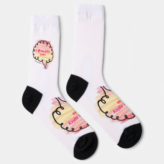 Love your neurospicy brain socks