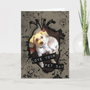 love your pet day holiday card