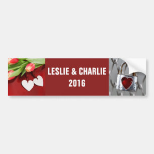 Love / YOUR PHOTOS custom bumpersticker Bumper Sticker