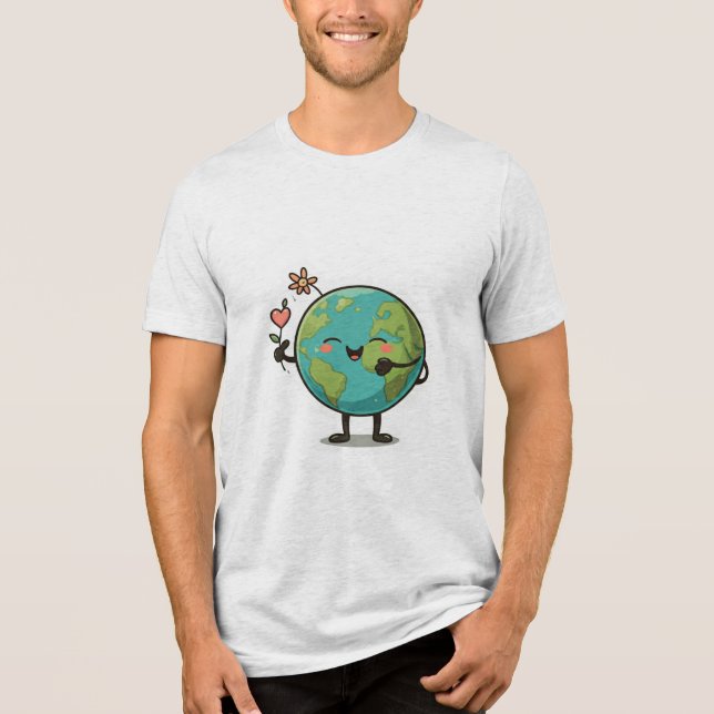 Love Your Planet Tri-Blend Shirt (Front)