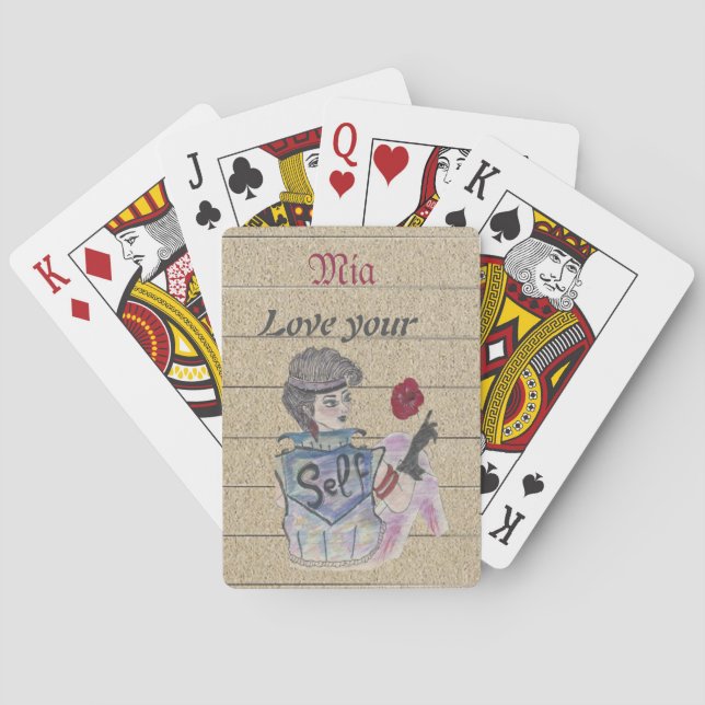 🃏 “Love Your Self” Personalised Playing Cards  (Back)