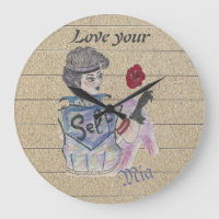 🕰️ "Love Your Self" Personalised Wall Clock