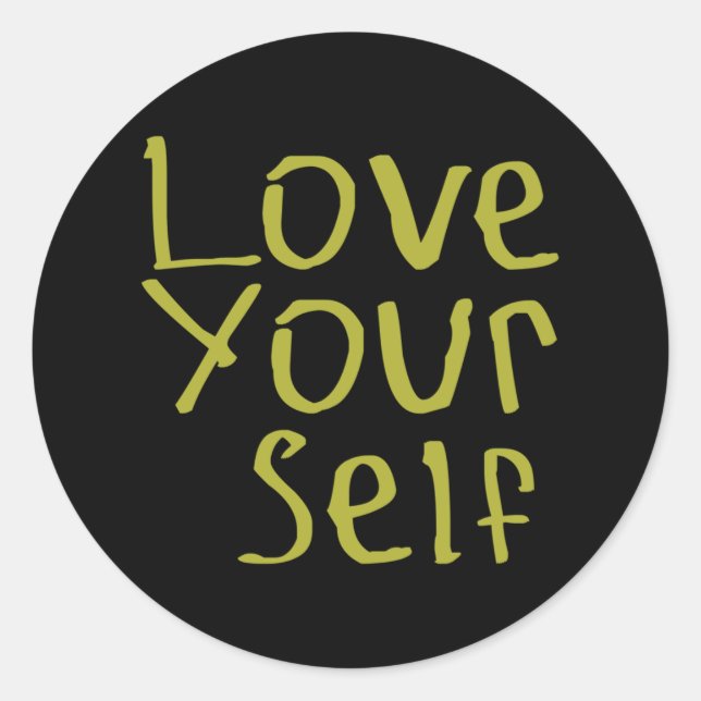 Love Your Self Sticker  (Front)