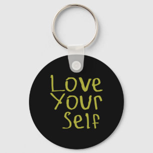 Love Your Self Sticker Key Ring