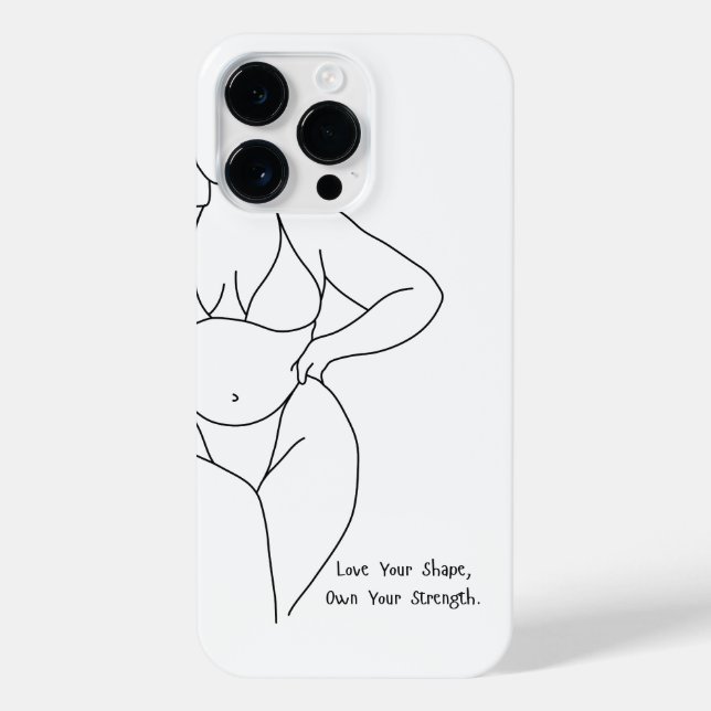 Love your shape. iPhone case (Back)