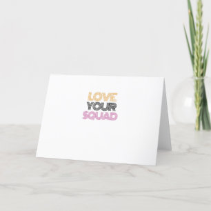 love your squad holiday card