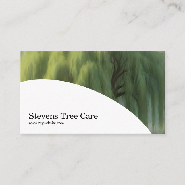 Love Your Trees, Tree appreciation  Business Card (Front)
