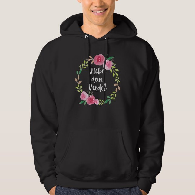 Love Your Veedel  Cologne Saying With Kölsch Heima Hoodie (Front)
