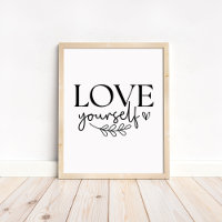 Love Yourself - Boho Minimalist Motivational