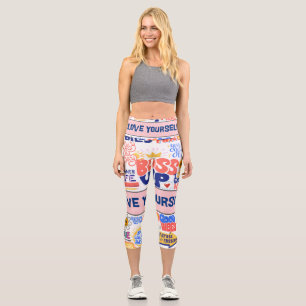 LOVE YOURSELF CAPRI PANTS