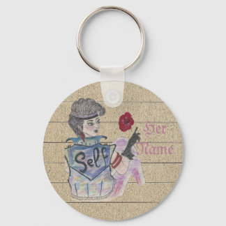 "Love Yourself" Customisable Keychain  Double-Side