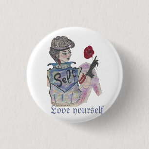"Love Yourself" Empowerment Button