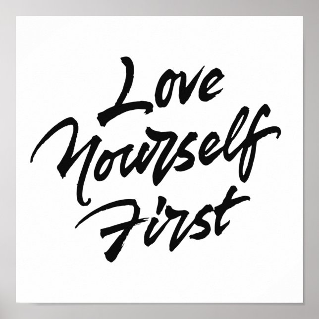 Love Yourself First Poster (Front)