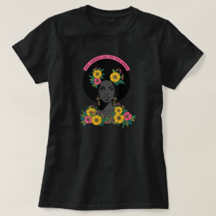 Love Yourself Floral Affirmation Tee   Empowering 