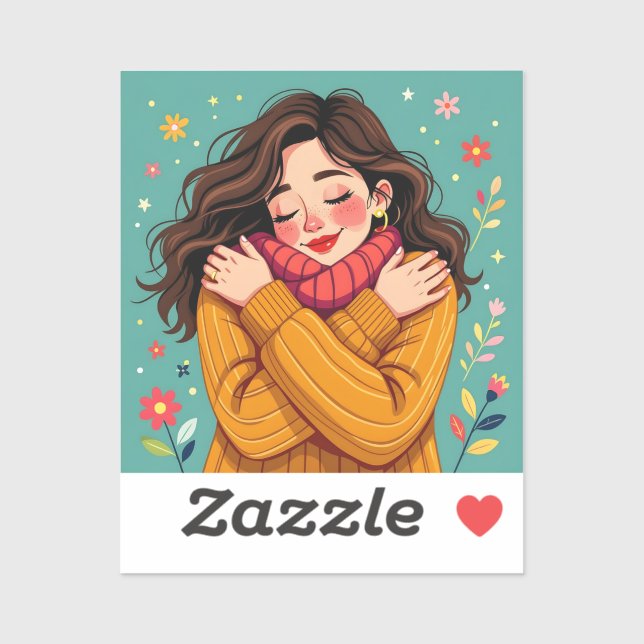 Love Yourself | Girl Hugging Herself (Sheet)