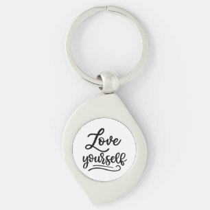 Love Yourself Inspirational Quote Self Love Key Ring