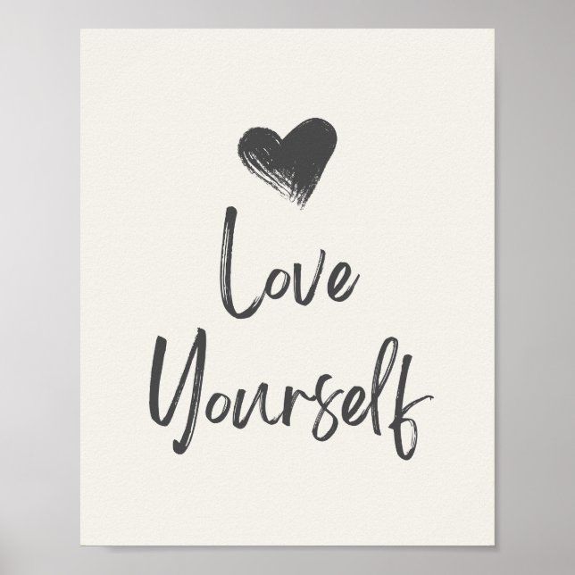 Love yourself Poster (Front)