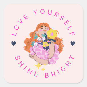 Love Yourself Shine Bright Sticker